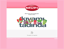 Tablet Screenshot of mufi.com.tr
