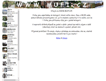 Tablet Screenshot of mufi.cz