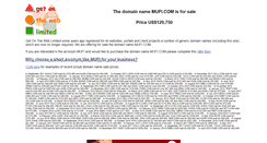 Desktop Screenshot of mufi.com